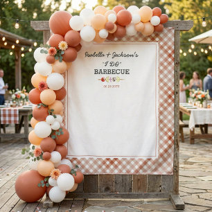 I DO BBQ Wedding Shower Backdrop