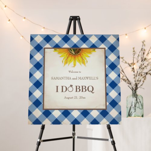 I Do BBQ Wedding Welcome Signs