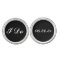 I Do Black and White Custom Wedding Date Groom