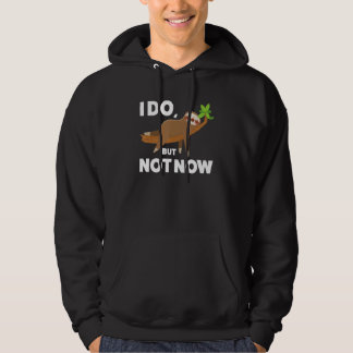 I do but not now Sloth Hoodie