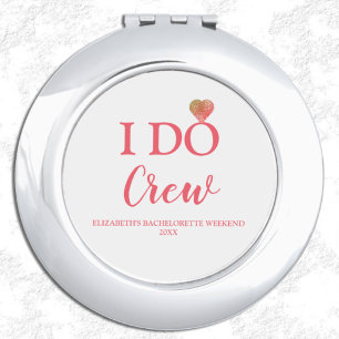 I Do Crew Bachelorette Compact Mirror