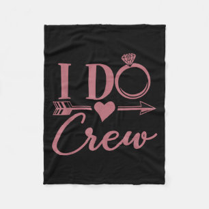 I Do Crew, Bachelorette Party, Group, Matching, Br Fleece Blanket