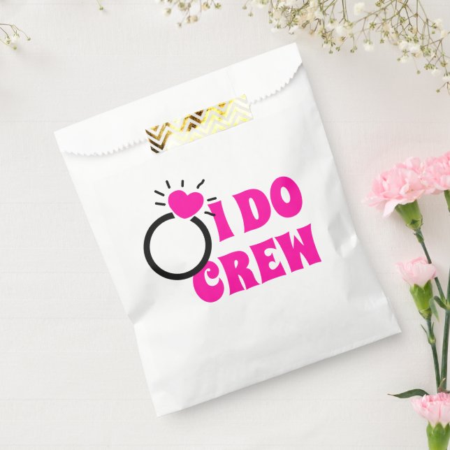 I Do Crew | She Do Crew Bachelorette Bride Goodie  Favor Bag (Sealed)
