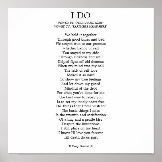 Wedding Marriage Poems Gifts on Zazzle