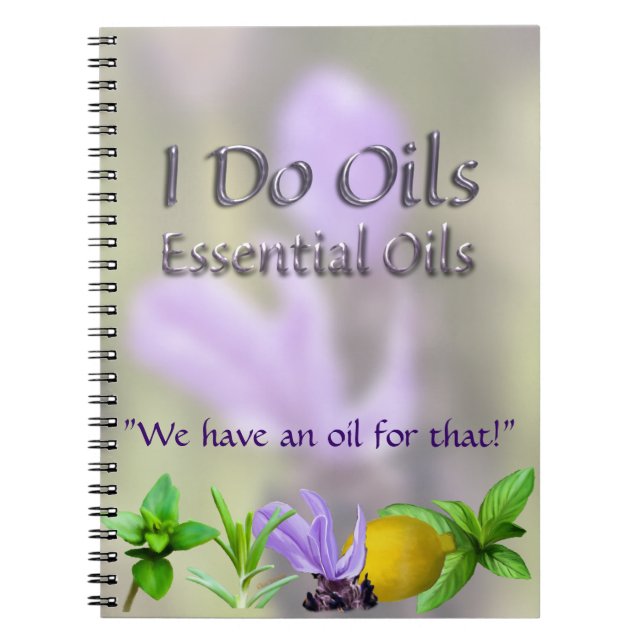 I Do Essential Oils Notebook (Front)