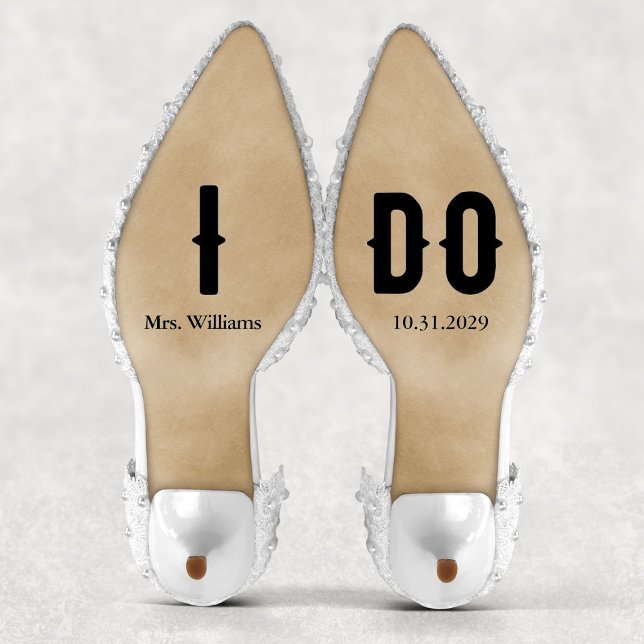 I Do Gothic Bride Wedding Shoes Custom Sticker (I Do Gothic Bride Wedding Shoes Custom Sticker
)