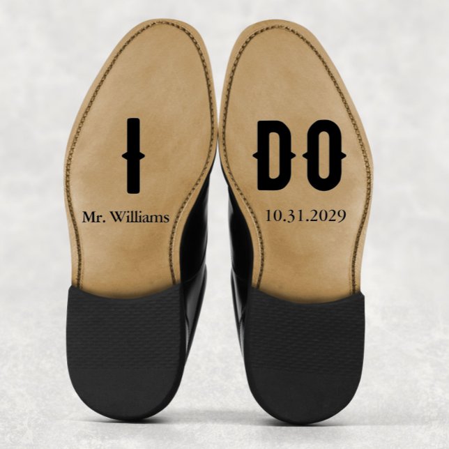 I Do Groom Gothic Wedding Shoes Custom Sticker (I Do Groom Gothic Wedding Shoes Custom Sticker
)
