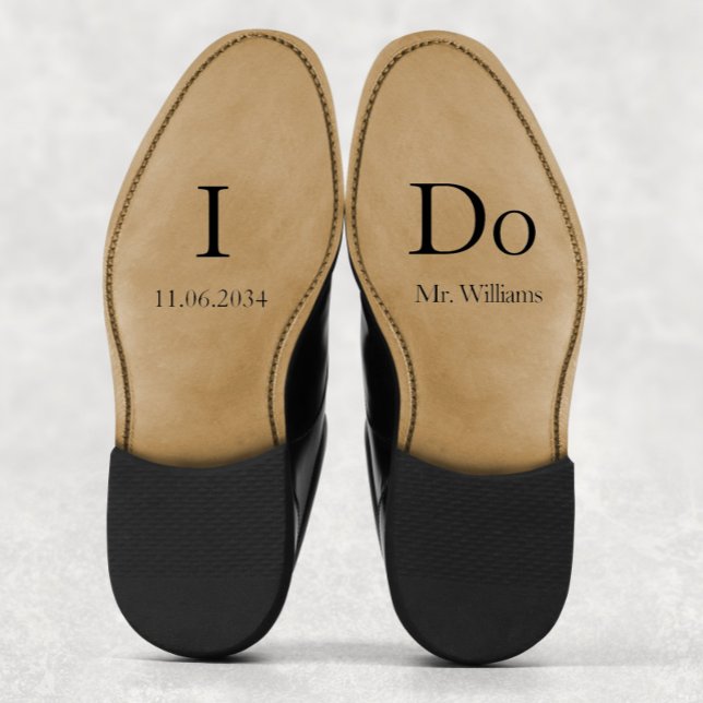 I Do Groom Wedding Shoes Custom Vinyl Sticker (I Do Groom Wedding Shoes Custom Vinyl Sticker
)