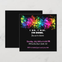 I Do. I Did. I'm Done, Funny and Colorful Divorce