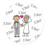 I Do I Do I Do Classic Round Sticker