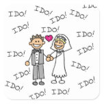 I Do I Do I Do Square Sticker