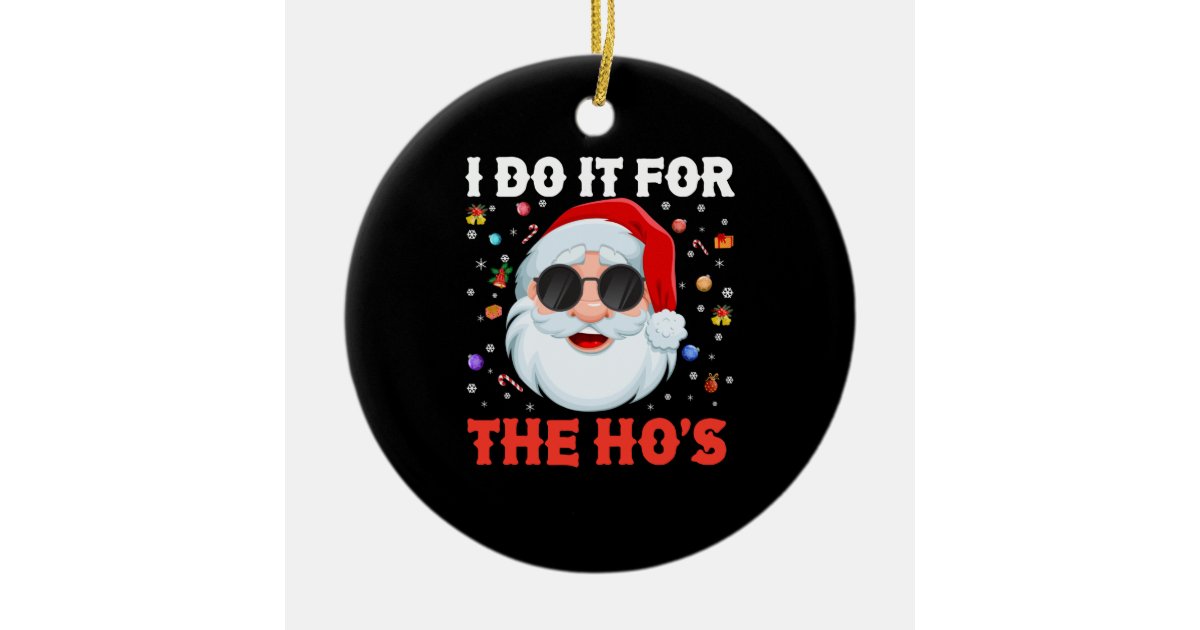 I Do it for the Ho's Funny Christmas Candle