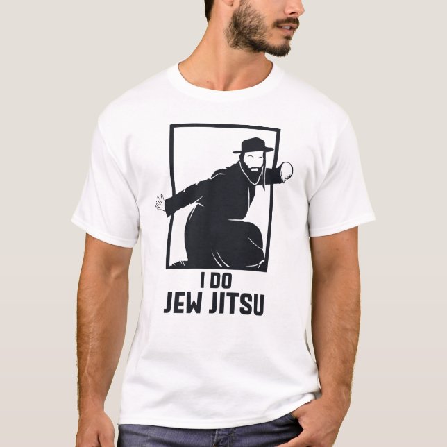 I Do Jew Jitsu I Funny Jui Jutsu T-Shirt (Front)
