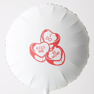 I Do Kiss Me Be Mine Valentine's Day Helium Balloon