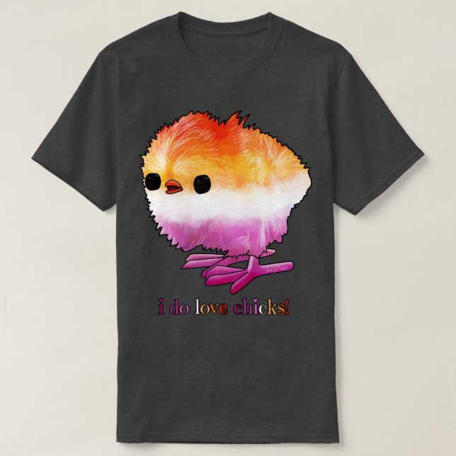I do love chicks T-Shirt (Design Front)