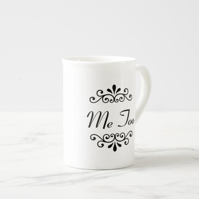 "I Do, Me Too" Couples Personalized Mug (2 of 2) (Front Right)