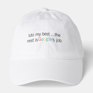 I do my best funny quote design hat
