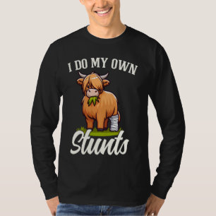 I Do My Own Stunts Broken Leg Gifts For Kids T-Shirt
