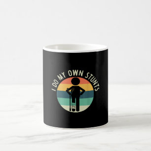i do my own stunts coffee mug