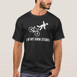 I Do My Own Stunts Cycling - Funny Bike Essential T-Shirt