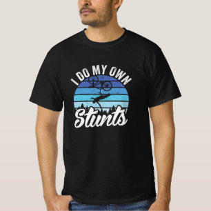 I Do My Own Stunts Mountain Bike T-Shirt
