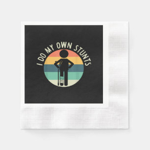 i do my own stunts napkins