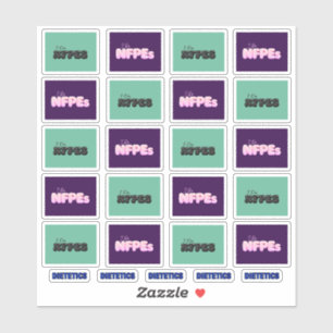 I Do NFPEs 20 Stickers 2 Colors