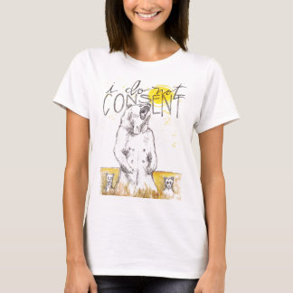 I DO NOT CONSENT Mama Bear Hind Legs T-Shirt