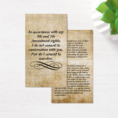 I do not consent to conversation card (Desk)