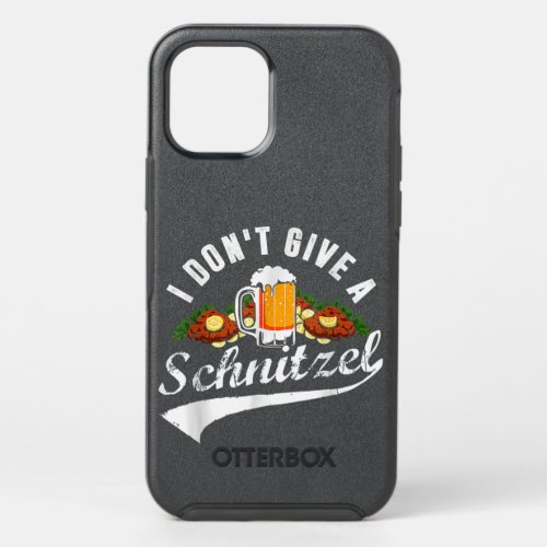 I Do Not Give a Schnitzel Oktoberfest Beer Festiva OtterBox Symmetry iPhone 12 Pro Case