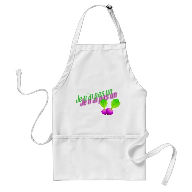 I do not have a radish adult apron (Front)