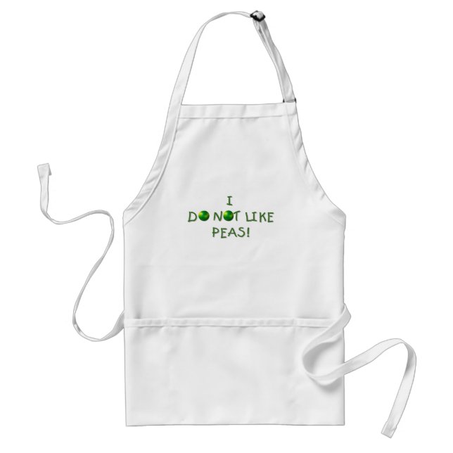 I Do  Not Like Peas Tshirts and Gifts Adult Apron (Front)