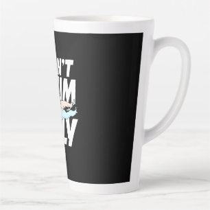 I Do Not Swim I Fly Latte Mug