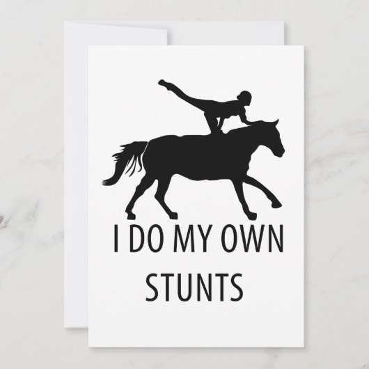 I Do Own Stunts Vaulting Horseriding (Front)