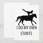 I Do Own Stunts Vaulting Horseriding (Front/Back)