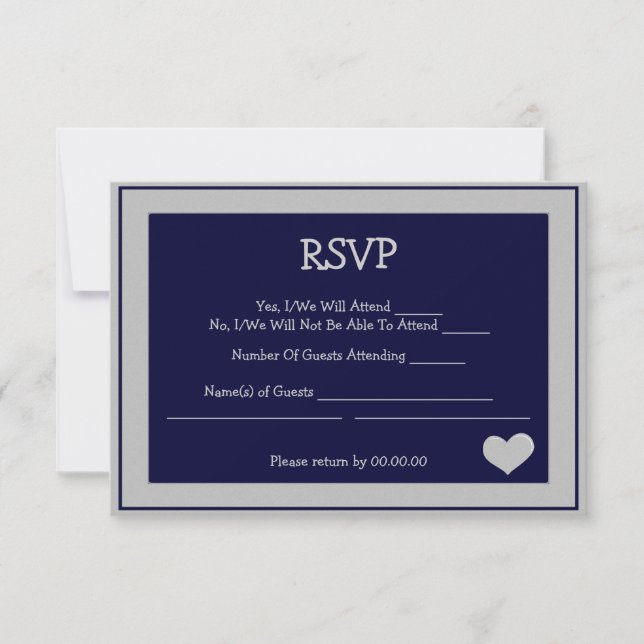 i do rsvp - custom card (Front)