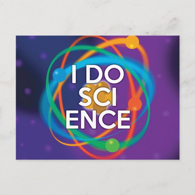 I DO SCIENCE POSTCARD (Front)