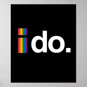 I DO SUPPORT MARRIAGE EQUALITY POSTER