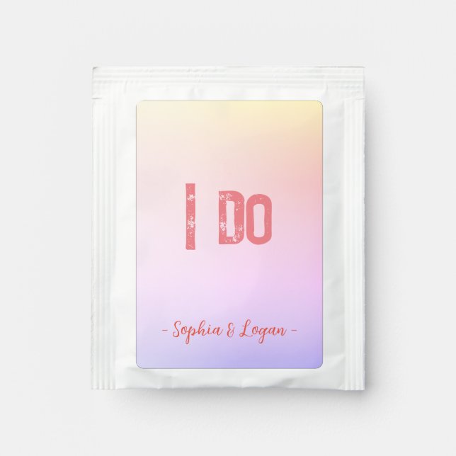 "I do" Tea Bag Drink Mix (Front)