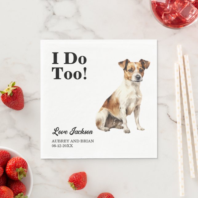 I Do Too! Jack Russel Terrier Dog Pet Napkins (Insitu)