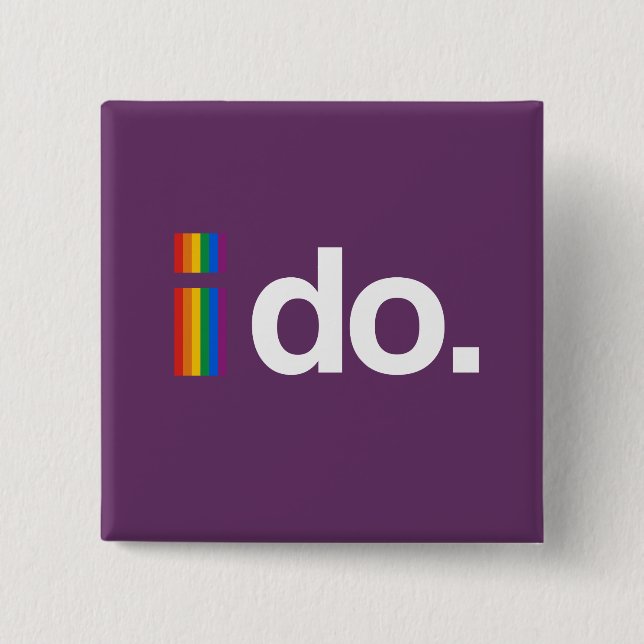 I DO WANT TO MARRY BUTTON (Front)