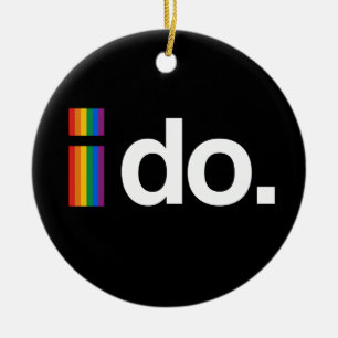 I DO WANT TO MARRY CERAMIC ORNAMENT