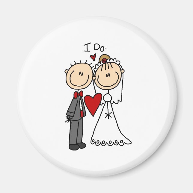 I Do Wedding Ceremony Magnet (Front)