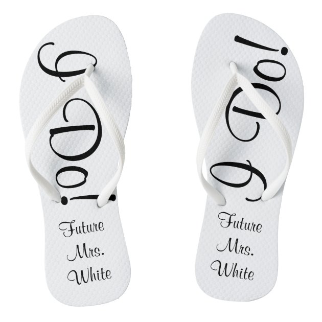 bride flip flops