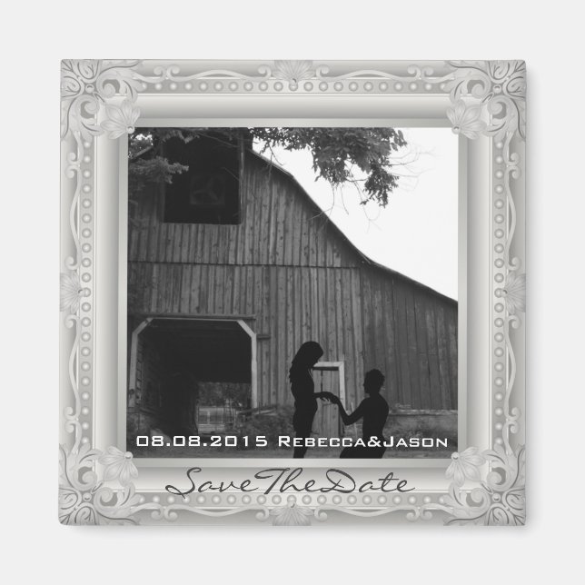 I do western country engagement party magnet (Front)