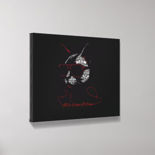 I Do What I Want Cat Typography Canvas Photo Tile