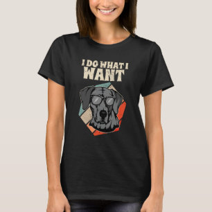 I Do What I Want I Retro Rhodesian Ridgeback T-Shirt