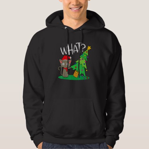 I Do What I Want  This Is My Christmas Pajama Cat Hoodie