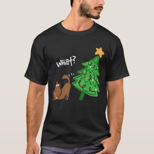 I Do What I Want  This Is My Christmas Pajama Cat T_Shirt