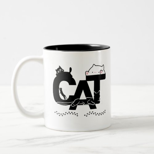 I do Whatever I want Funny Cat Two_Tone Coffee Mug